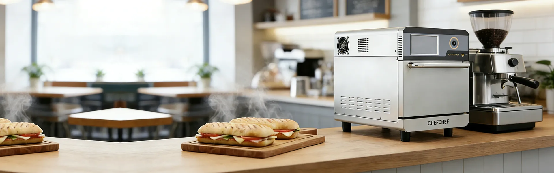 Forno compacto de alta velocidade