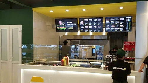 Operação local de serviço alimentício no Vietnã