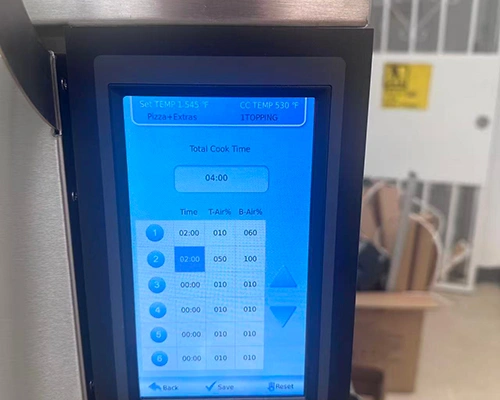 Forno de alta velocidade, câmara dupla