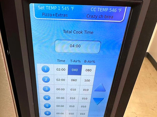 Forno de alta velocidade, câmara única